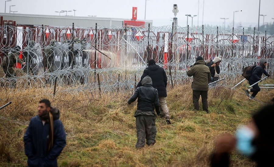 (11.18) Câu chuyện biên giới Belarus-Ba Lan đang là vấn đề nhức nhối với EU. (Nguồn: AP)