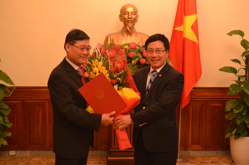 bo ngoai giao trao quye t di nh bo nhie m da u nam 2016