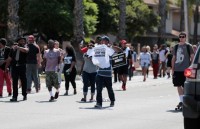 ba lan bieu tinh phan doi cai cach giao duc