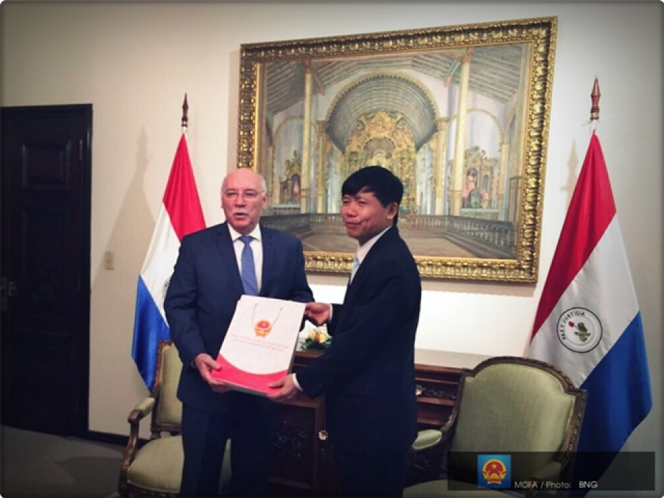 Thứ trưởng Đặng Đình Quý thăm và làm việc tại Paraguay thu truong dang dinh quy tham va la m vie c ta i paraguay