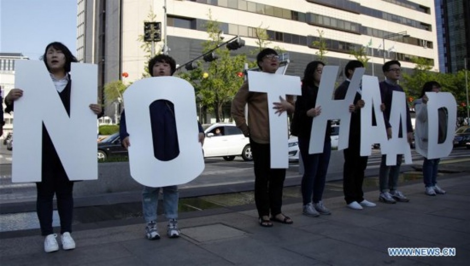 Biểu tình trước thềm bầu cử Tổng thống Hàn Quốc bieu tinh truoc them bau cu tong thong han quoc