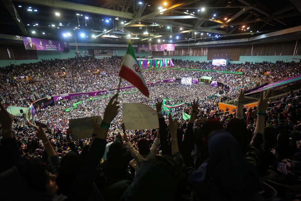 bau cu tong thong iran qua anh