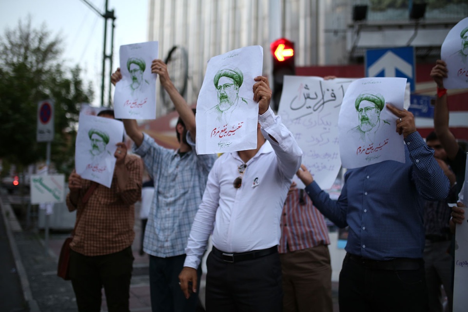 bau cu tong thong iran qua anh