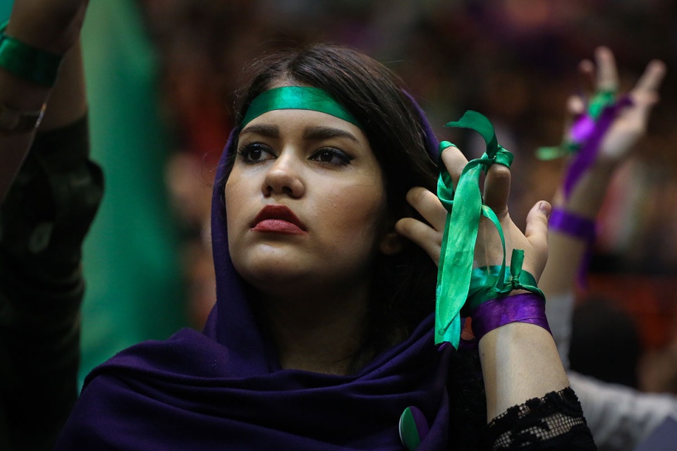 bau cu tong thong iran qua anh