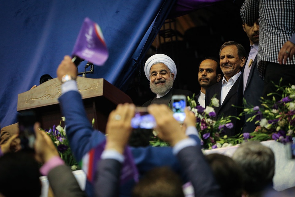 bau cu tong thong iran qua anh