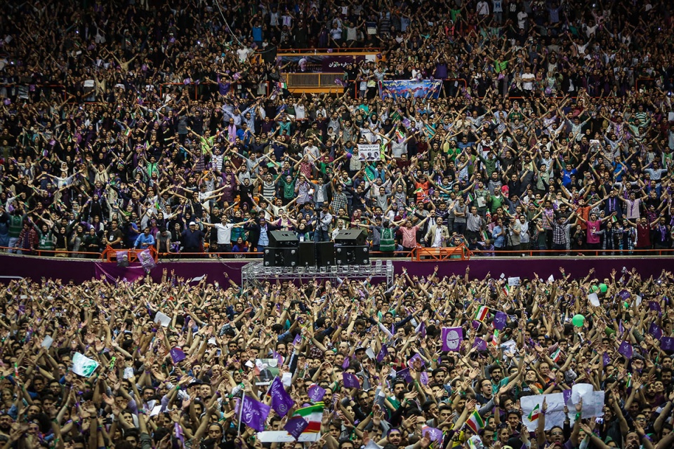 bau cu tong thong iran qua anh