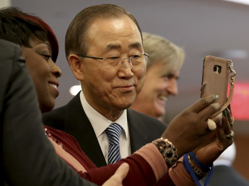 Tổng thư ký Ban Ki-moon chào từ biệt nhân viên LHQ