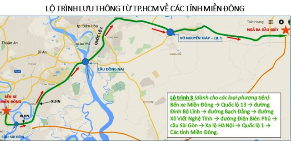 Từ TP. HCM về quê ăn Tết, đi lộ trình nào để không kẹt xe? tu tphcm ve que an tet di lo trinh nao de khong ket xe