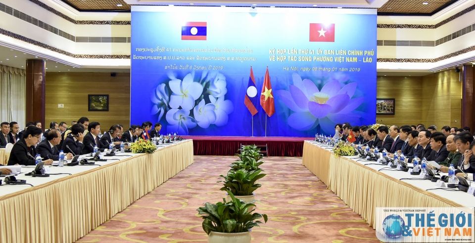 Việt Nam - Lào họp Ủy ban liên chính phủ lần thứ 41 viet nam lao hop uy ban lien chinh phu lan thu 41