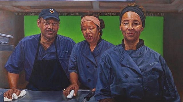 Đại học danh tiếng của Mỹ trưng bày tranh chân dung các nhân viên 'thầm lặng' my dai hoc danh tieng trung bay tranh chan dung cac nhan vien tham lang