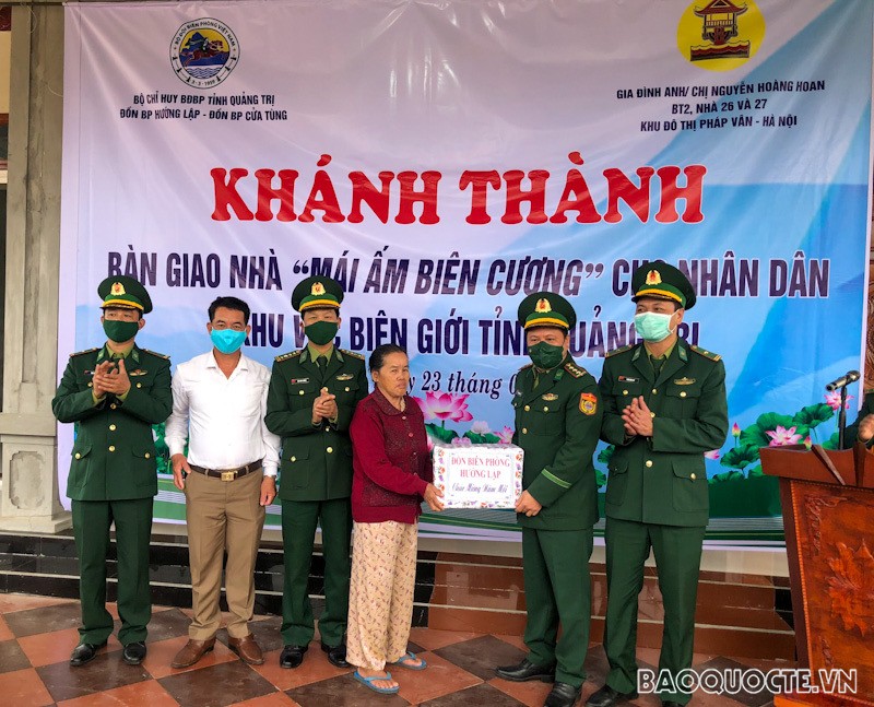Quảng Trị: Bàn giao ‘Mái ấm biên cương’ cho hộ nghèo khu vực biên giới