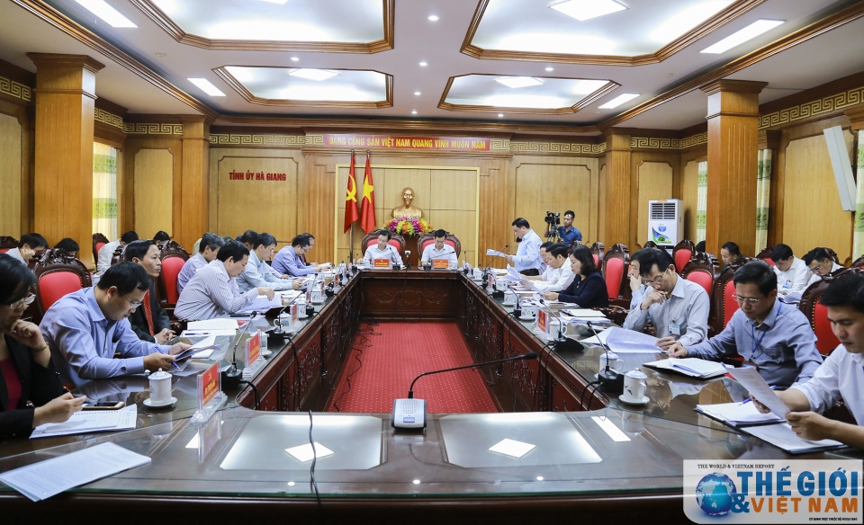 ha giang xac dinh cong tac doi ngoai la nhiem vu trong tam