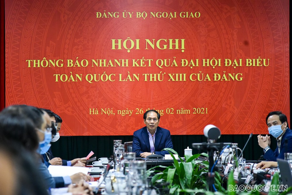 Bộ Ngoại giao thông báo nhanh về kết quả Đại hội XIII của Đảng