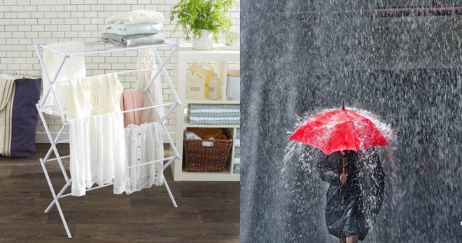 Mẹo vặt giúp quần áo nhanh khô, hết ám mùi vào ngày nồm ẩm ướt