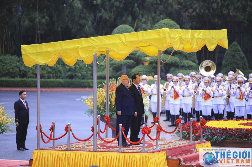 nhung hinh anh ve chuyen tham chinh thuc cua tong thong israel toi viet nam