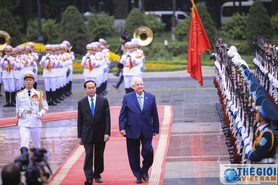 nhung hinh anh ve chuyen tham chinh thuc cua tong thong israel toi viet nam