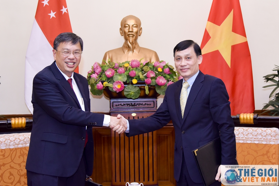 viet nam singapore tiep tuc phoi hop voi nhau tren cac dien dan