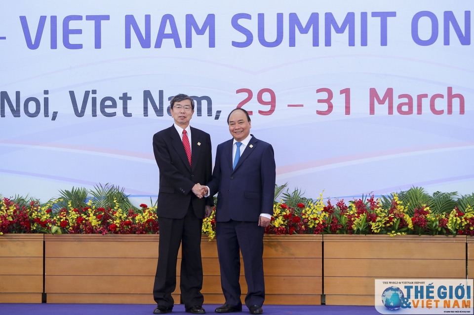 Thủ tướng chủ trì lễ đón các lãnh đạo GMS thu tuong chu tri le don cac lanh dao gms