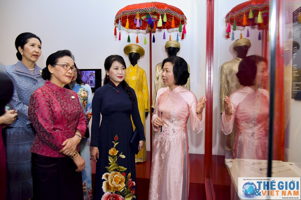 phu nhan lanh dao gms tham bao tang phu nu viet nam