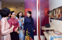 Phu nhân Lãnh đạo GMS thăm Bảo tàng Phụ nữ Việt Nam
