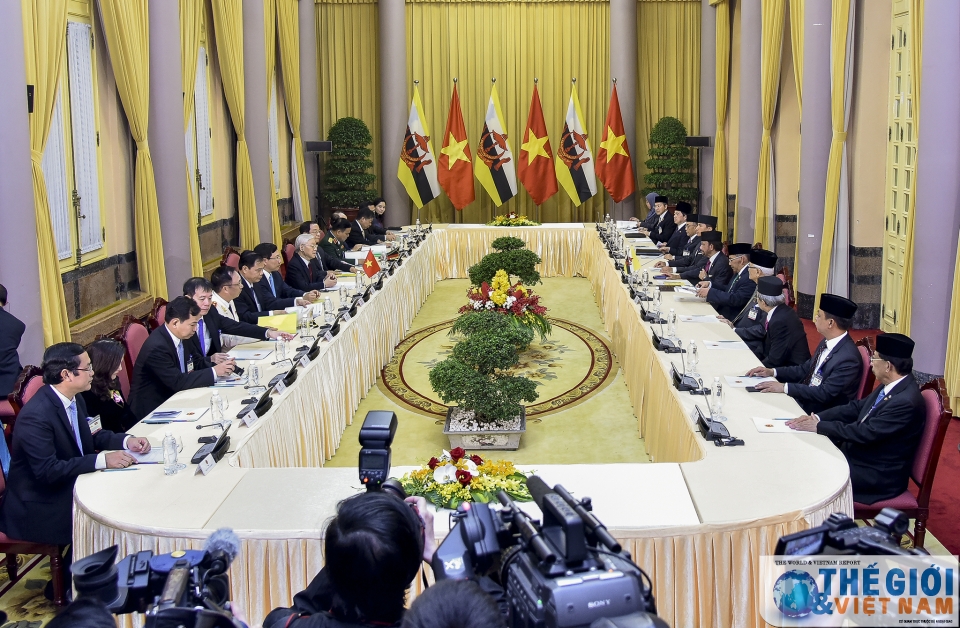 le don chinh thuc quoc vuong brunei tai phu chu tich