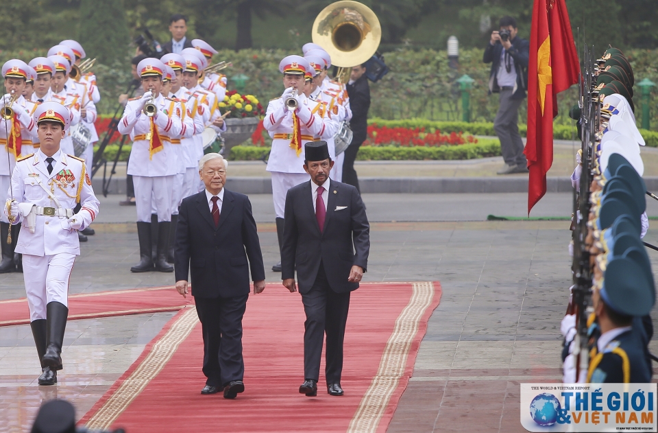 le don chinh thuc quoc vuong brunei tai phu chu tich