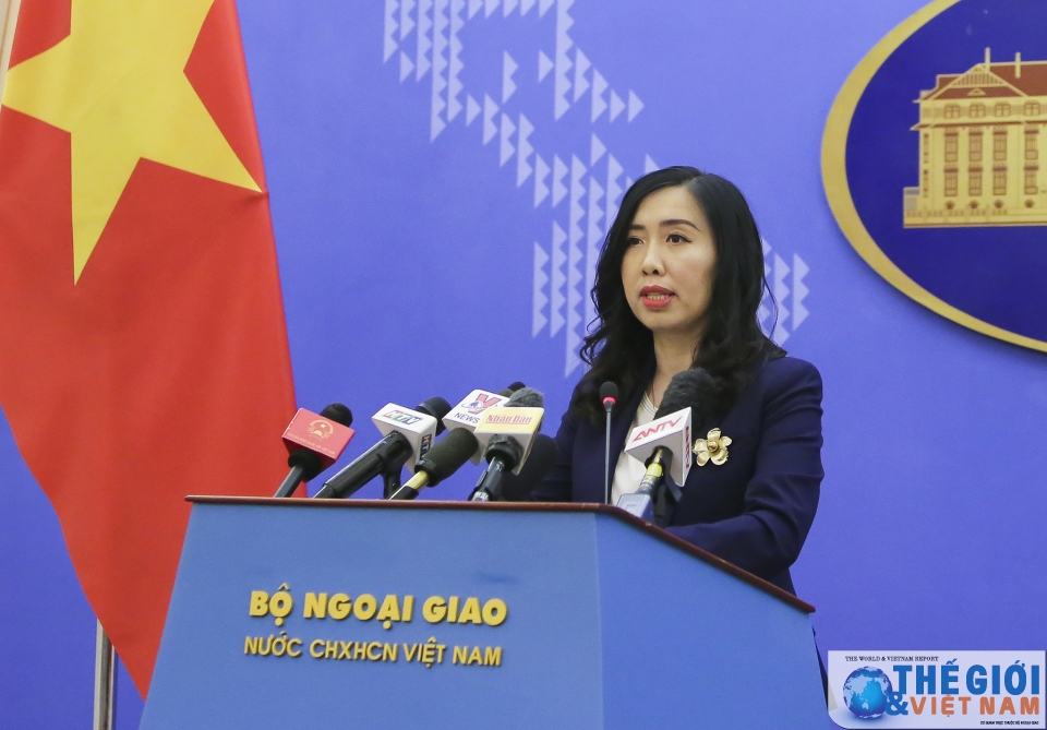 Bộ Ngoại giao: Yêu cầu Trung Quốc chấm dứt hành động xâm phạm chủ quyền của Việt Nam trên Biển Đông bo ngoai giao yeu cau trung quoc cham dut hanh dong xam pham chu quyen cua viet nam tren bien dong