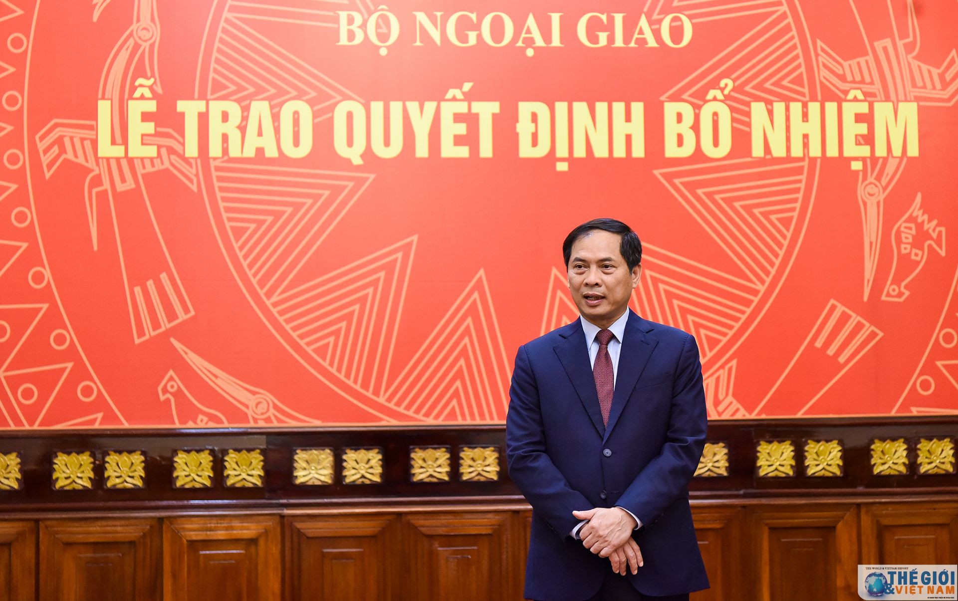 thu truong thuong truc bui thanh son trao quyet dinh dieu dong bo nhiem can bo cap vu