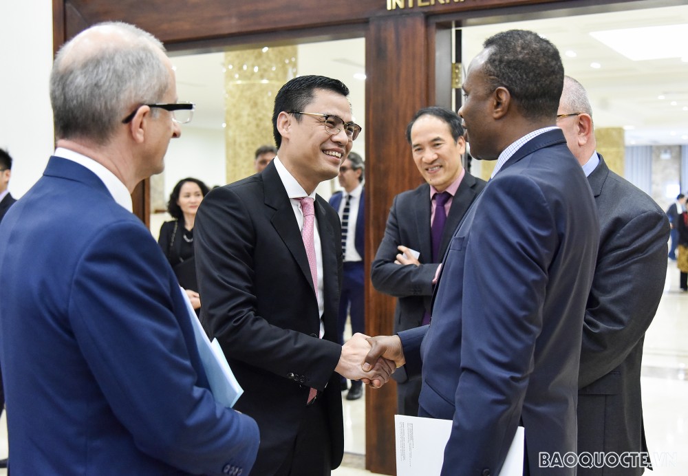 Thứ trưởng Ngoại giao Đặng Hoàng Giang dự lễ kỷ niệm Ngày quốc tế Pháp ngữ tại Hà Nội