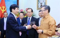 Lãnh đạo Bộ Ngoại giao chúc mừng Tết Lào