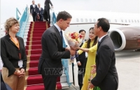 Thủ tướng Hà Lan đến Nội Bài bắt đầu thăm chính thức Việt Nam