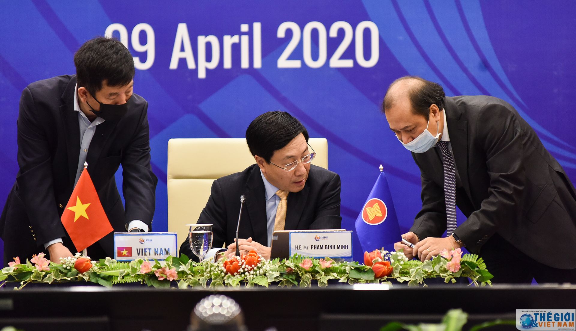 hoi dong dieu phoi asean lan dau tien hop truc tuyen