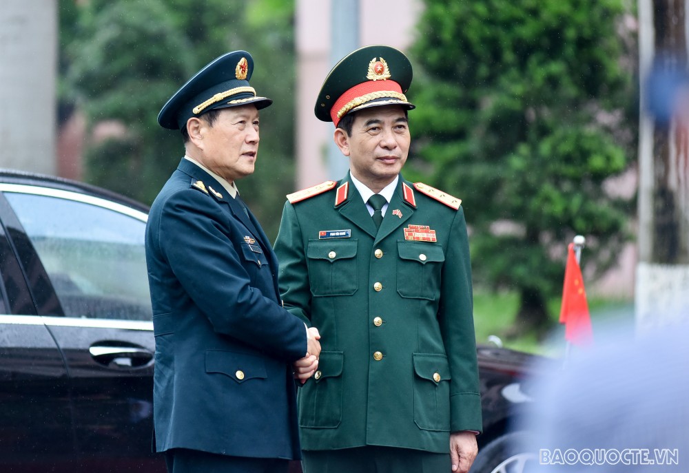 Lễ đón Bộ trưởng Quốc phòng Trung Quốc