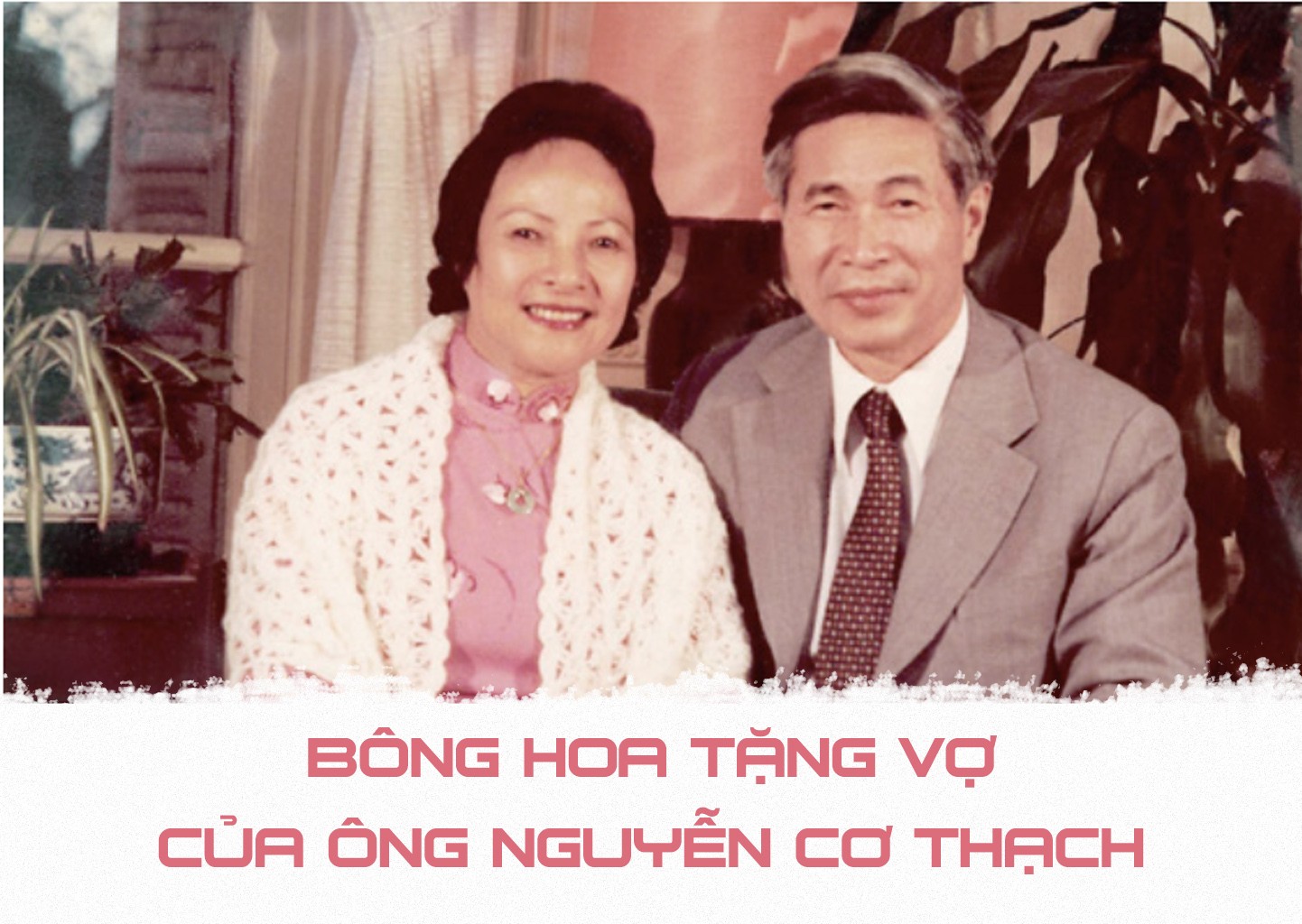 Chuyện tình của những người làm cách mạng và bông hoa tặng vợ của ông Nguyễn Cơ Thạch