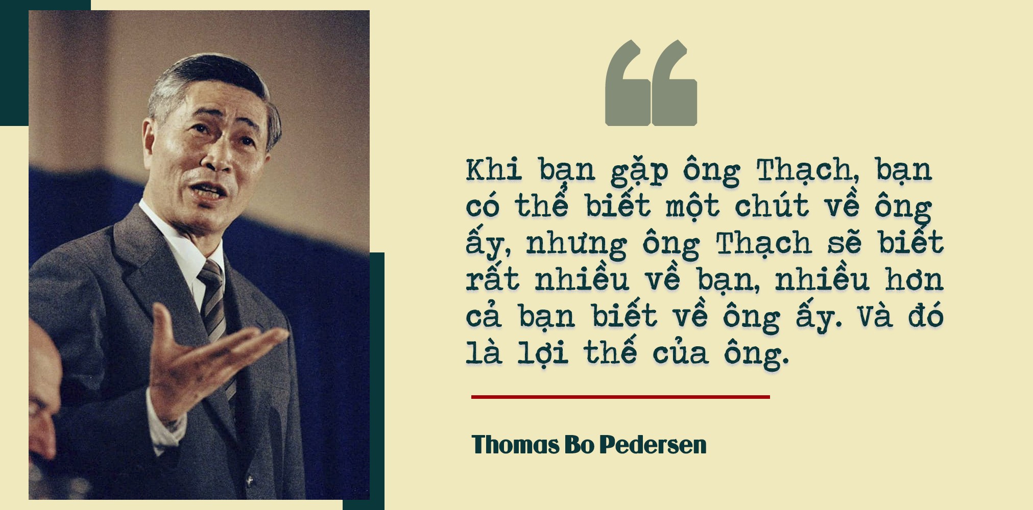 Nhà báo Đan Mạch, kí ức về cuộc gặp ấn tượng và tiếng cười trứ danh của  Bộ trưởng Nguyễn Cơ Thạch