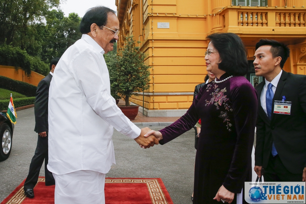 pho chu tich nuoc dang thi ngoc thinh chu tri le don chinh thuc pho tong thong an do