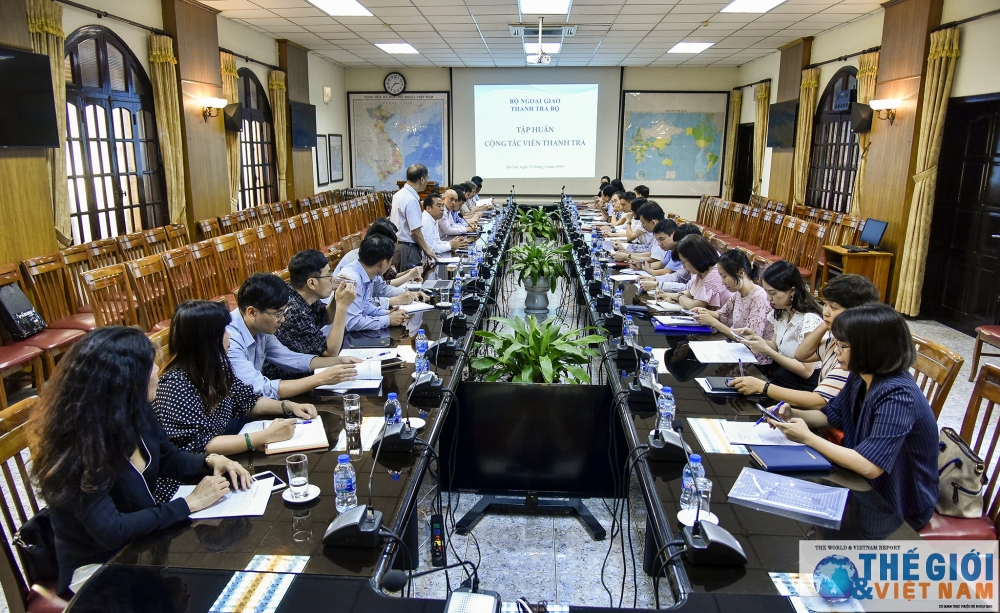 tap huan ve cong tac thanh tra cho cong tac vien bo ngoai giao