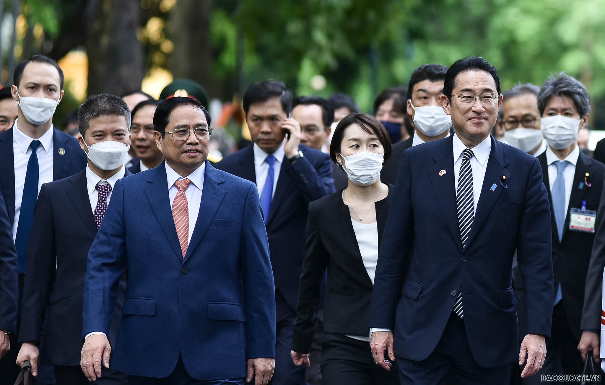 Lễ đón chính thức Thủ tướng Nhật Bản Kishida Fumio tại Phủ Chủ tịch