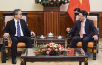 Phó Thủ tướng Phạm Bình Minh tiếp Đại sứ Nhật Bản Yamada Takio