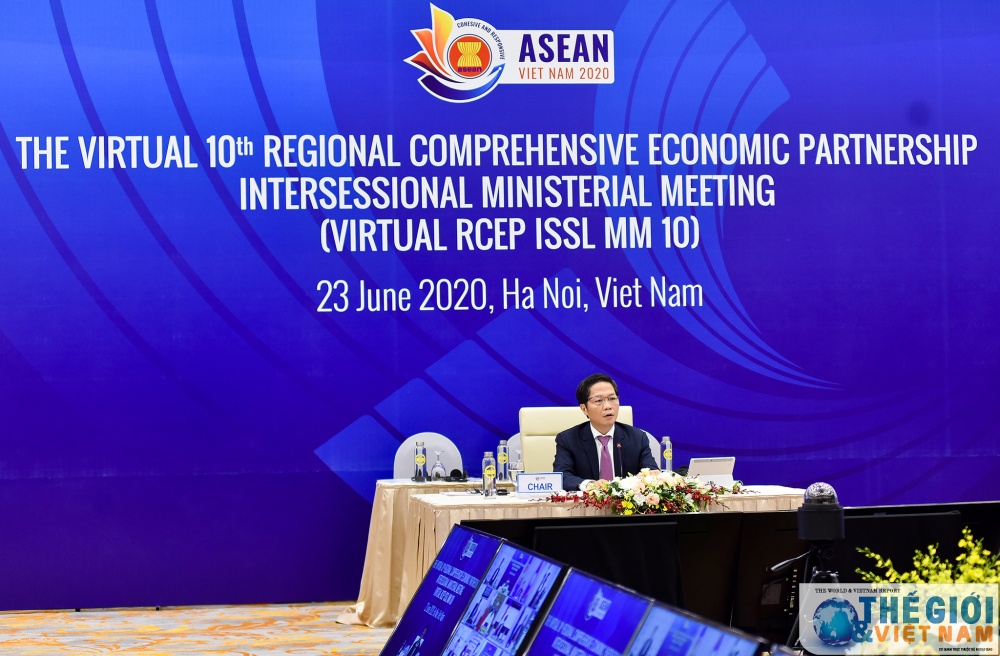 hoi nghi bo truong cac nuoc tham gia dam phan hiep dinh doi tac toan dien khu vuc rcep