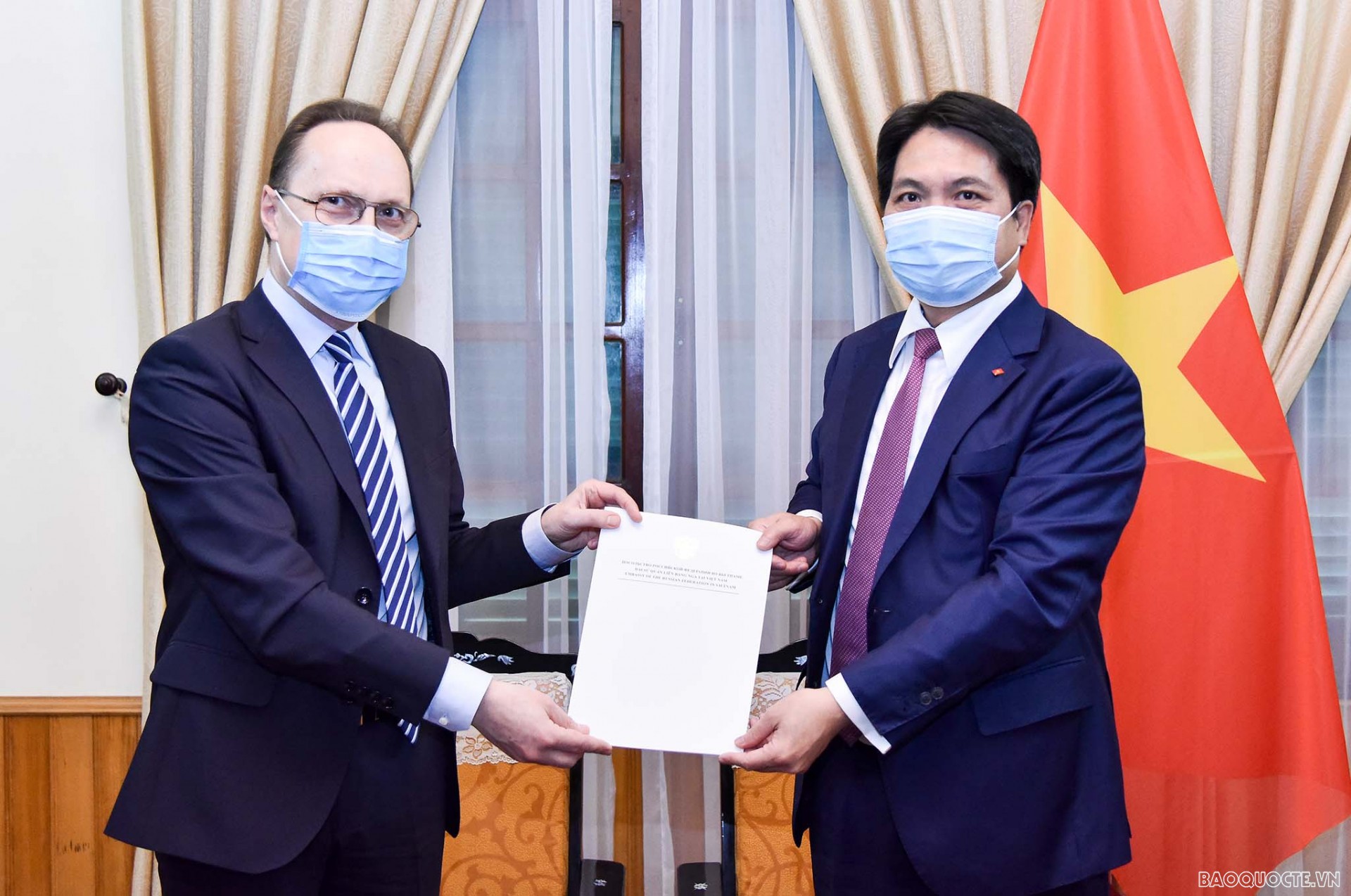 Việt Nam tiếp nhận bản sao Thư ủy nhiệm của Tổng thống Nga bổ nhiệm Đại sứ tại Việt Nam