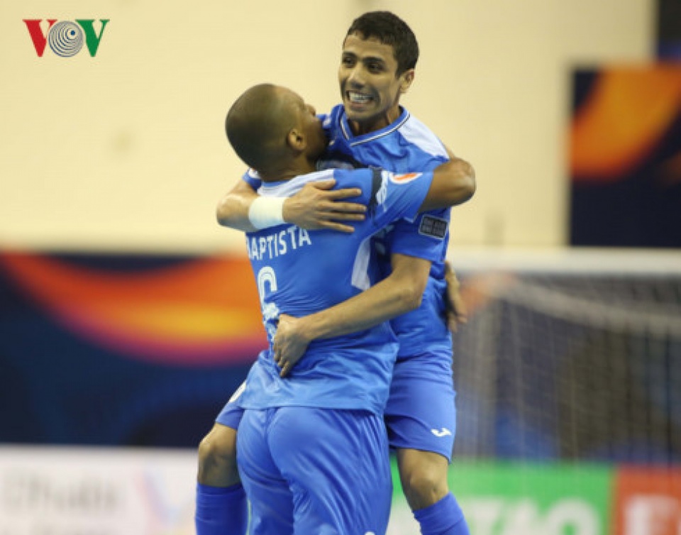 Thái Sơn Nam vào tứ kết giải futsal các CLB châu Á thai son nam vao tu ket giai futsal cac clb chau a