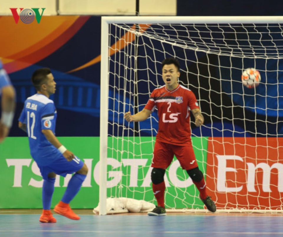 Thái Sơn Nam vào tứ kết giải futsal các CLB châu Á thai son nam vao tu ket giai futsal cac clb chau a