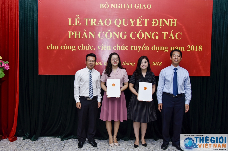 bo ngoai giao trao quyet dinh phan cong cong tac 2018