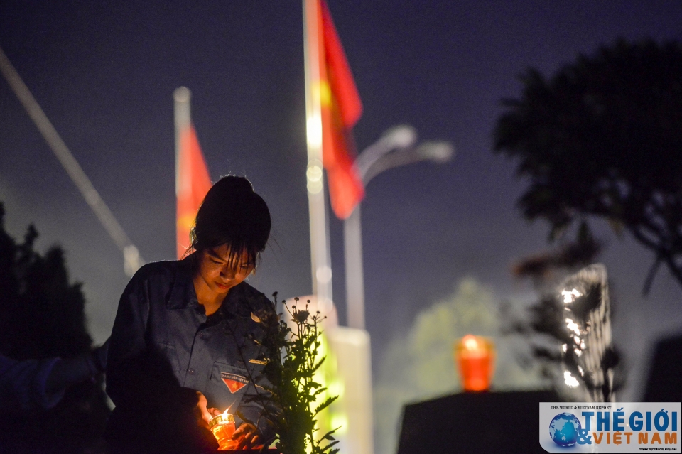 bung sang nghia trang dem tri an cac anh hung liet si
