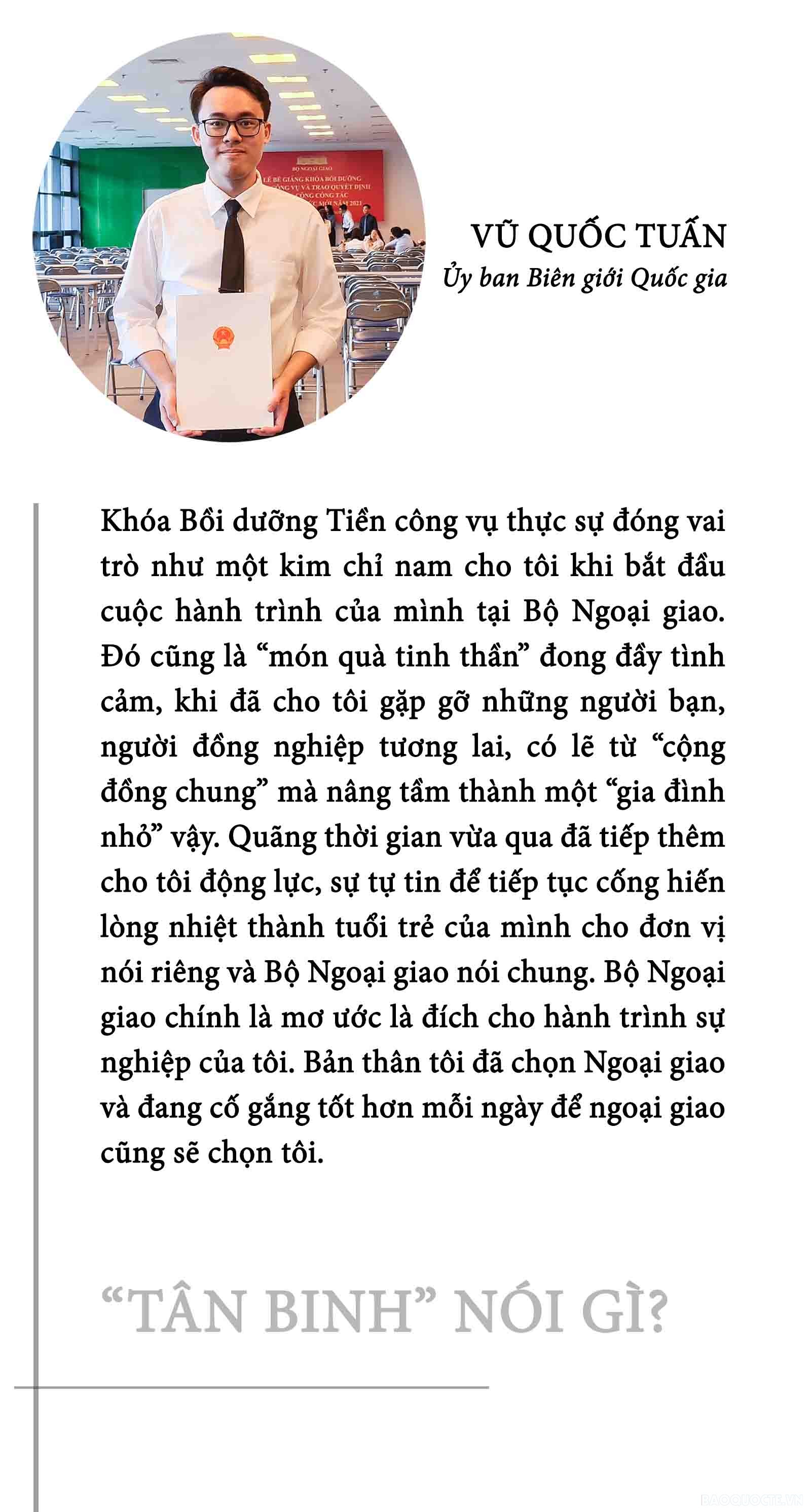 Trao quyết định phân công cho 79 tân cán bộ ngoại giao