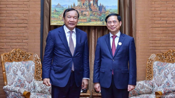 Việt Nam-Campuchia: Tiếp tục duy trì quan hệ hợp tác tốt đẹp trên tất cả lĩnh vực