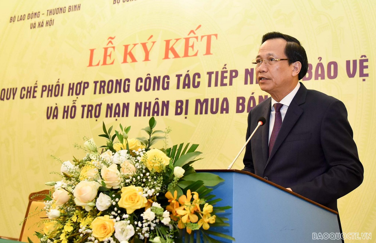 Tăng cường phối hợp trong công tác tiếp nhận, bảo vệ và hỗ trợ nạn nhân bị mua bán