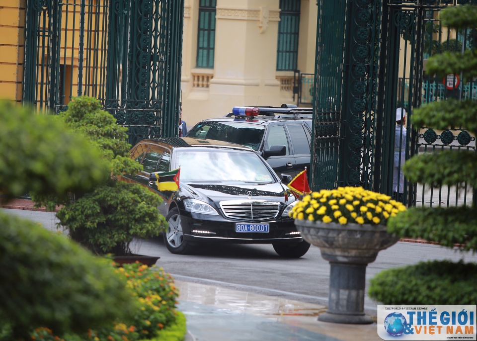 le don chinh thuc thu tuong mozambique tai phu chu tich