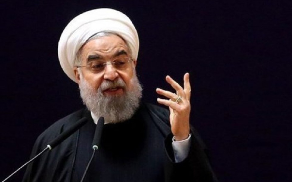 tuyen the nham chuc tong thong iran rohani canh bao my